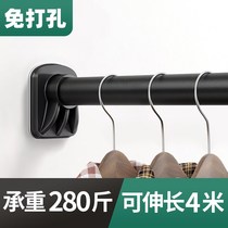 Telescopic clothesline invisible punch-free drying clothes artifact hanging rope indoor toilet clothes rack toilet balcony