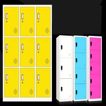 Color locker Steel locker with lock single door staff cabinet Gym beauty salon shop change storage cabinet