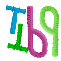 P-Text T-character bite rubber grinding jaw loneliness autism children speech delayed recovery mouth muscle tool