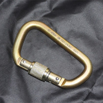 Type d main lock hanging buckle fast hanging rock climbing rock catch fire safety hook mountaineering lock climbing hook rock hook lock