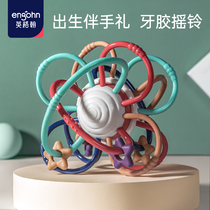 Ingerham Manhattan hand-held ball grinding tooth stick baby toy banana tooth gum baby bite music silicone can be boiled