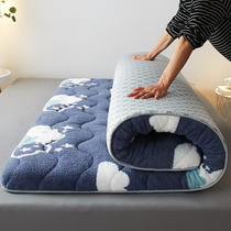 Thickened mattress Household winter warm cushion Dormitory single student bedroom Hard bed Sponge mattress pad quilt 1