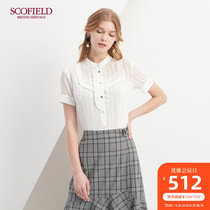 Scofield women's commuting ladies short sleeve collar shirt sfba82511q