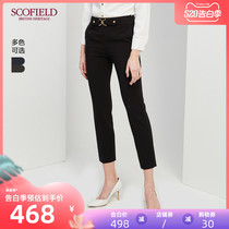 Scofield women's spring fit commuter solid straight pants sftc94915q
