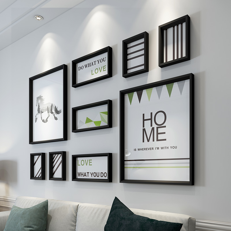 32 31 Nordic Living Room Photo Wall Decoration Contemporary