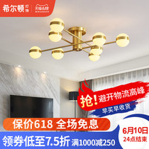 Q Hilton living room lamp, ceiling lamp, northern Europe ceiling lamp, bedroom bubble, multi head ball lamp, modern and simple