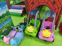 Naughty Fort childrens games plastic toys kindergarten Princess car small RV golden tortoise Car Toddler