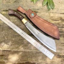 Home SamDamascus thyme steel forged with handmade Chai Knife Bending Knife Day Style Parlan Machete Open Road Agricultural Knife