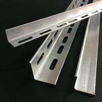 Multi-purpose angle steel punching porous hot-dip galvanized with hole galvanized angle steel thickened National Standard perforated equilateral flower triangle iron 30
