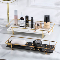 Bathroom wash table cosmetic box storage rack storage rack toilet toilet wash table marble tray