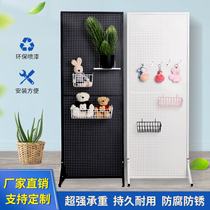 Cave board shelf hole plate decorative rack exhibition mobile phone accessories display adhesive hook display rack exhibition shelf display
