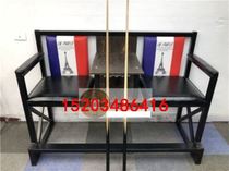 Sofa chair rest billiards table Table Table and Chair ball watching chair lounge lounge special retro new ball watching sofa
