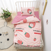 Pure cotton kindergarten quilt three-piece set of childrens park bedding Baby bedding Six-piece set of childrens winter quilt with core