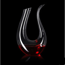 European style wine decanter household crystal glass wine with small size personality wine separator U-shaped inverted wine pot