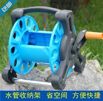 High-pressure water pipe storage rack wheel disc water pipe rack pipe receiver water pipe coiling pipe rack telescopic pipe winding device