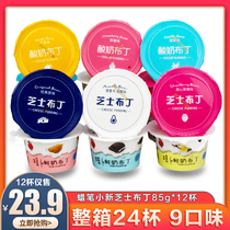 Crayon Chan cheese yogurt fresh milk pudding 24 cups mango milk strawberry childrens jelly snack box