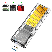 M.2 NGFF SATA protocol to USB3.0 card reader universal external solid ssd mobile hard disk box