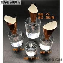 Acrylic transparent single hole single ice cream cone display stand Cone cone display stand Ice cream creative shelf