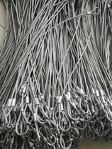 Stainless steel safety chain wire rope black safety rope stage light hook safety rope wrapping rubber