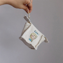 Fugitive princess Aisha cute cartoon small crowdsourced small bag with mini-sap bag headphone mouth red bag small