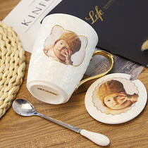 No color creative cup custom photo mug can print your own picture DIY ceramic cup Water cup custom-made
