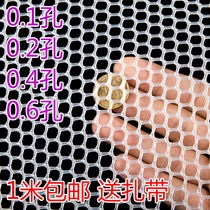 Small hole plastic flat net Breeding mesh Beekeeping sericulture Fish raising duck raising goose raising chicken raising snake net Balcony protection net