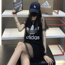 Shanghai Cangqingpu outlet explosion small red book Olai discount store breathable mesh double layer medium-long skirt