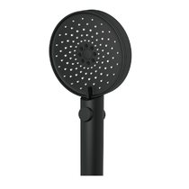 (Nan Ming) Huida Home Light Extravaganza Atmosphere Triple Function Handheld Shower HWH5016-S01BK