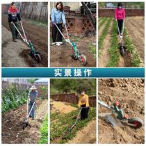 Agricultural plow ditching artifact micro Tiller ditch opener hand plough single plow plow soil plow