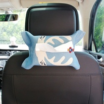  Car-mounted car tissue box Cotton and hemp paper box storage fabric tissue bag hanging visor tissue cover strap type