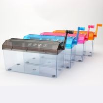 Suitable for manual shredder a4 mini household hand shredder small office shredder desktop strip shredder