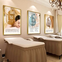 Beauty salon painting health mural decorative painting propaganda painting beauty body physiotherapy background wall light luxury wall hangings