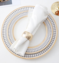 Eurostyle ceramic cutlery net red Nordic Phnom Penh coated steak tray Western dining tray Home Dish Decent Board Room Hem Tray