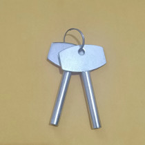 Large inner triangle key embryo hardware lock accessories universal type