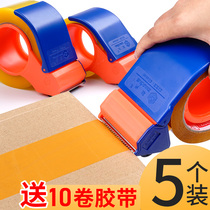 Case sealer transparent tape cutter 6cm manual wide tape large roll film Paper sealing glue sealing box with Packer