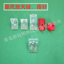 Woodworking table saw accessories complete set of push table saw precision saw panel saw with ruler locking magnifying glass pointer woodworking machinery