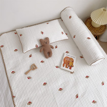 Baby Cotton quilted sheets newborn baby bed cover children sheets soft mat tatami mattress game mat