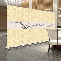 Screen partition wall Simple modern living room Bedroom occlusion Home office Hotel folding mobile folding screen customization