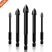5pcs set Glass Drill Bit Set Carbide Tipped Ceramic Tile Cut