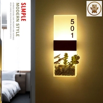 High-end restaurant private room acrylic luminous house number hotel accommodation room number plate homestay restaurant prompt sign