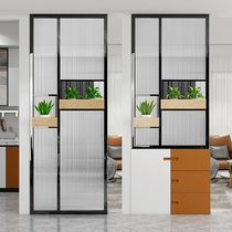Stainless steel screen Changhong glass partition light luxury net red living room office modern simple porch shelter minimalist