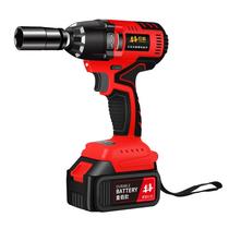 Red Pine Brushless Electric Wrench Lithium Electric Charging Wrench Big Torque Direct Current Electric Hand-held Frame Sub-Work Sleeve