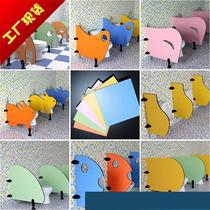 Kindergarten toilet partition color cartoon toilet partition children urinate squatting toilet baffle waterproof and moisture-proof