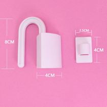 Anti-pinch hand door door lock clip child baby safety door stop anti-closing artifact sliding door plug anti-door closing device fixed