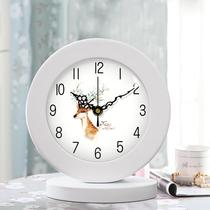Modern simple Nordic small clock living room creative home table clock pendulum bedroom silent bedside clock clock clock clock