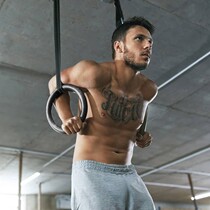 Gymnastic adult home pull-up horizontal bar children indoor stretch training ring pull ring fitness equipment ring