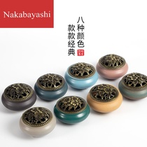 Ceramic incense burner household indoor purification air aromatherapy stove small sandalwood stove aromatherapy supplies tea ceremony soothe agarwood stove