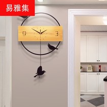 2021 new home Nordic clock clock living room simple clock home decoration electronic quartz clock