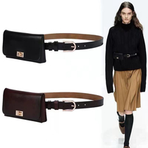 Bag 2023 new trendy high-end fashion niche designer waist bag Messenger bag summer ins belt mini