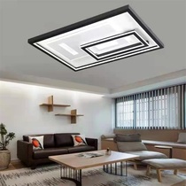 Living room lamp 2022 atmosphere minimal modern rectangular LED ceiling lamp restaurant bedroom smart lamp package